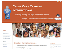 Tablet Screenshot of crisiscaretraining.org